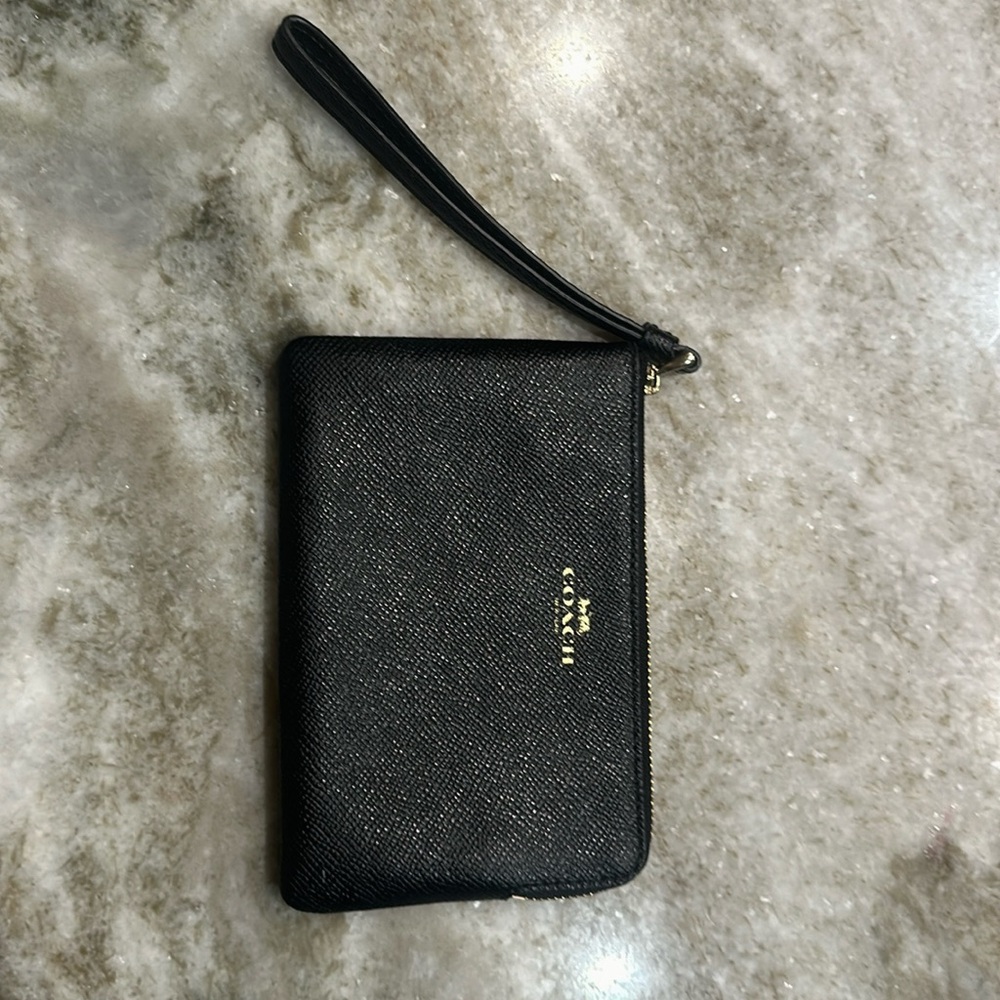 Black Coach Patterned Wallet! - image 1